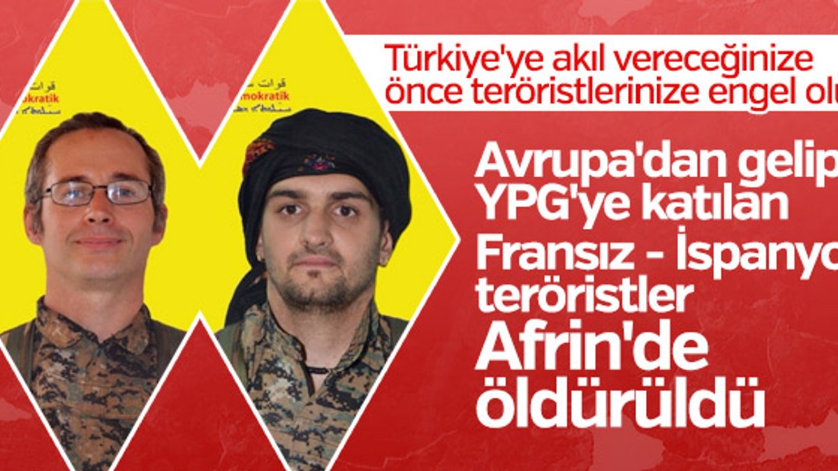 Afrin'de 2 yabancı terörist öldürüldü