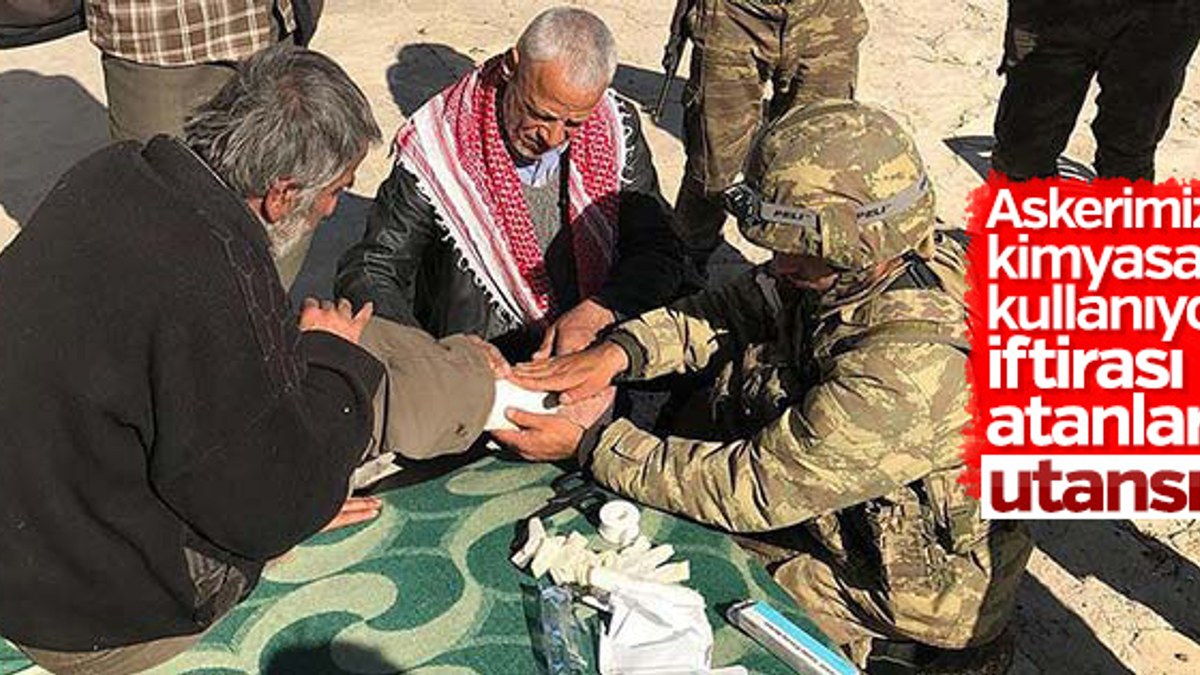 Mehmetçik Afrin'de şifa dağıtıyor