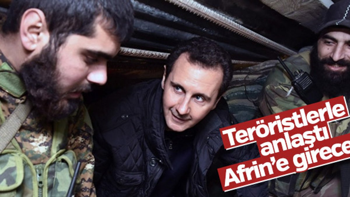 Reuters: Esad Afrin'e girecek