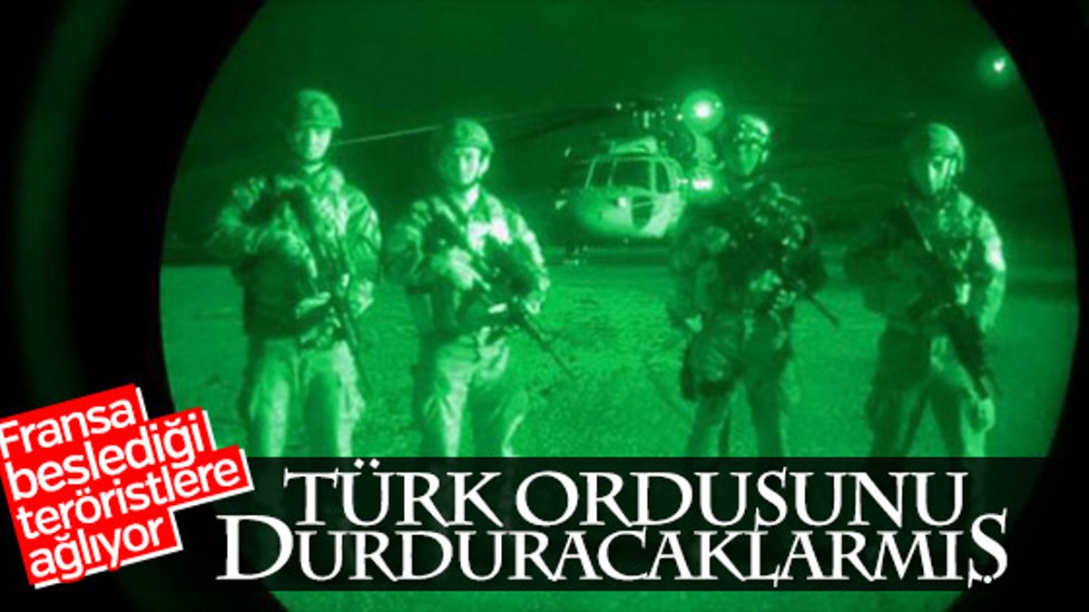 Fransız siyasetinde Türk ordusu durdurulsun girişimi
