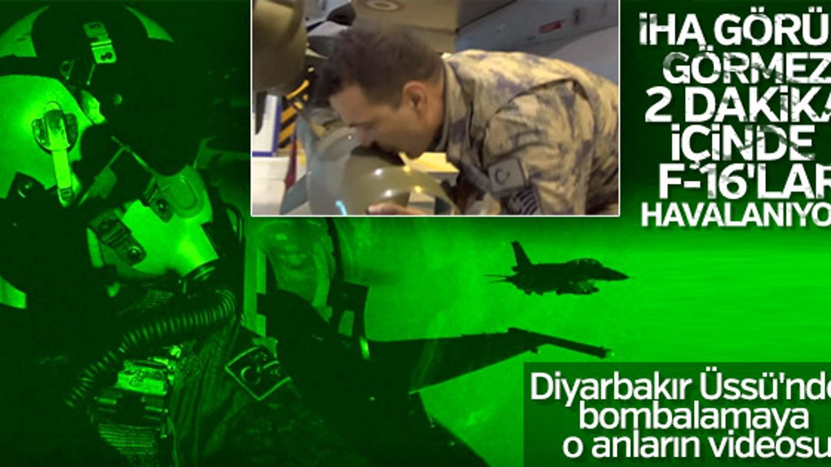 TSK, F-16'ların harekata nasıl hazırlandığını yayınladı