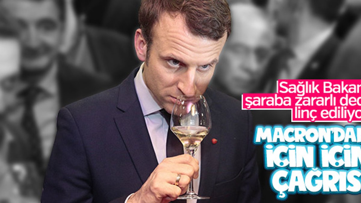 Fransa Cumhurbaşkanı Macron'dan şarap güzellemesi