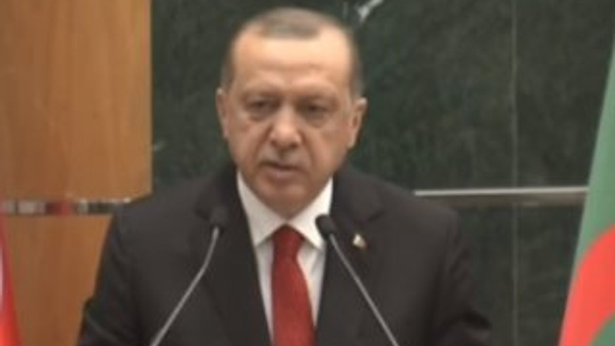 Cumhurbaşkanı Erdoğan, Türkiye-Cezayir İş Forumu'nda