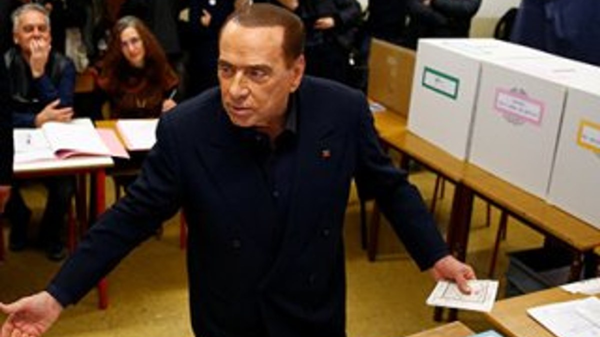 İtalya'da Berlusconi ile merkez sağ ittifakı kazandı