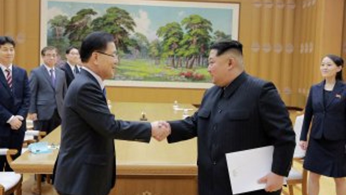 Kim Jong ilk kez Güney Koreli diplomatlarla görüştü