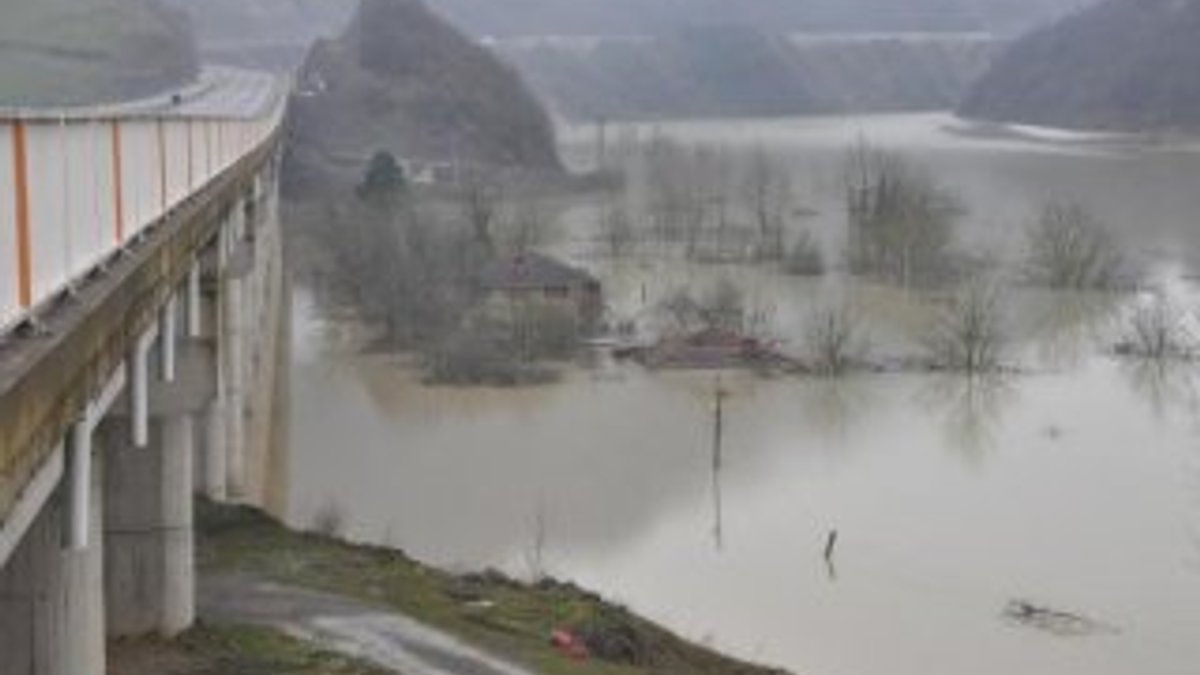 Bartın'da su altında kalan 38 ev yıkılacak