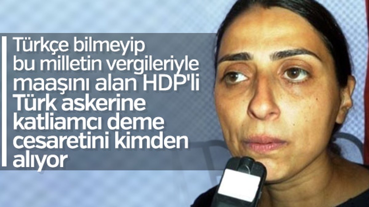 HDP'li Feleknas Uca Mehmetçik'e dil uzattı