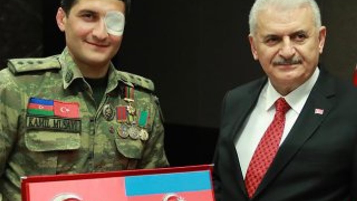 Karabağ gazisinden Başbakan Yıldırım'a ziyaret