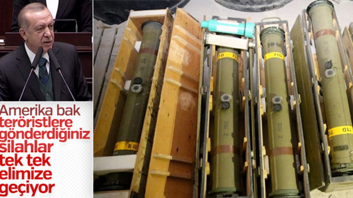 Erdoğan'dan ABD'ye: Silahlarınız elimize geçiyor