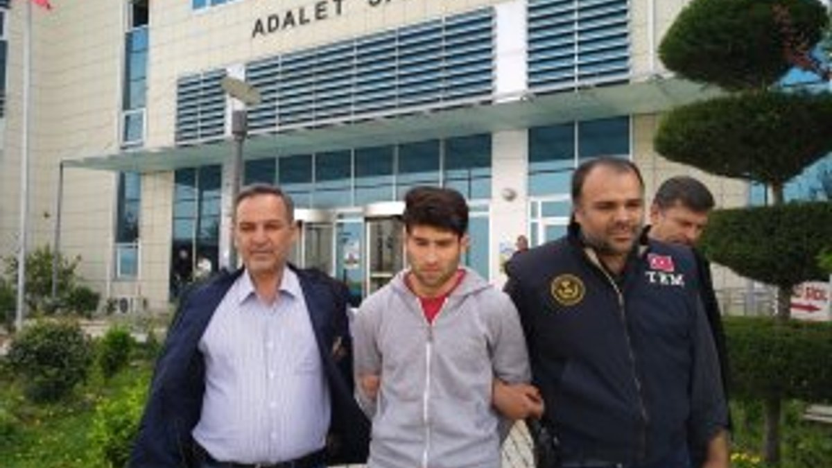 Türk bayrağına basan zanlı tutuklandı