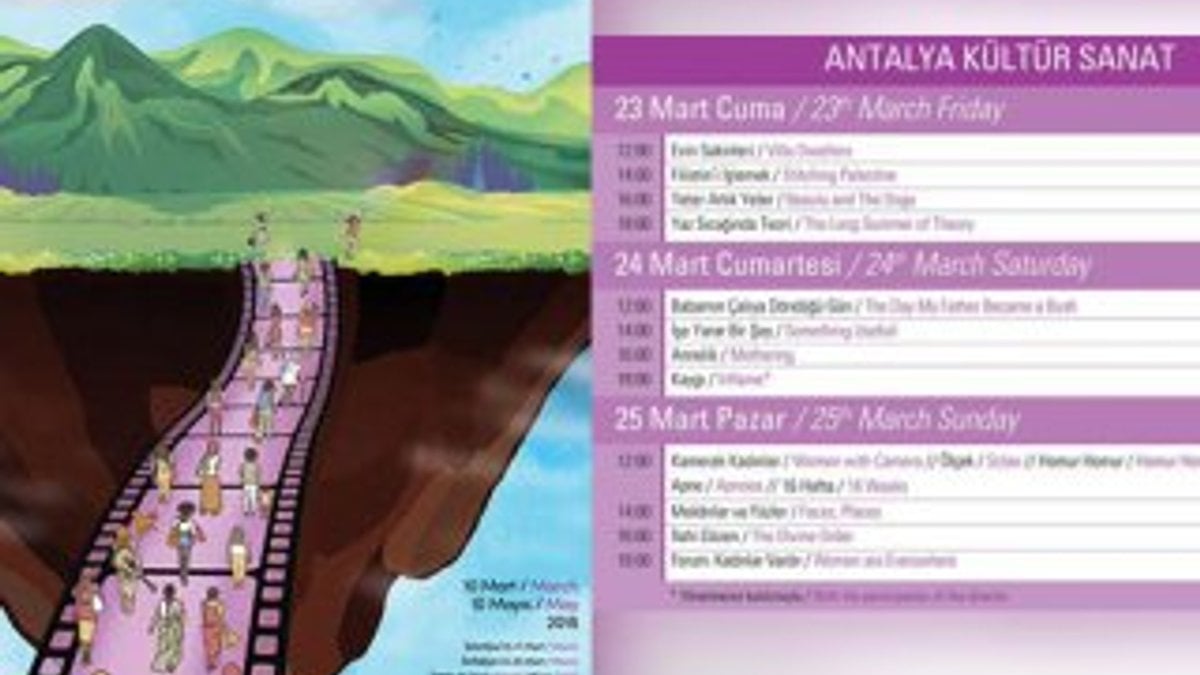 Kadın Filmleri Festivali'nin ikinci durağı Antalya