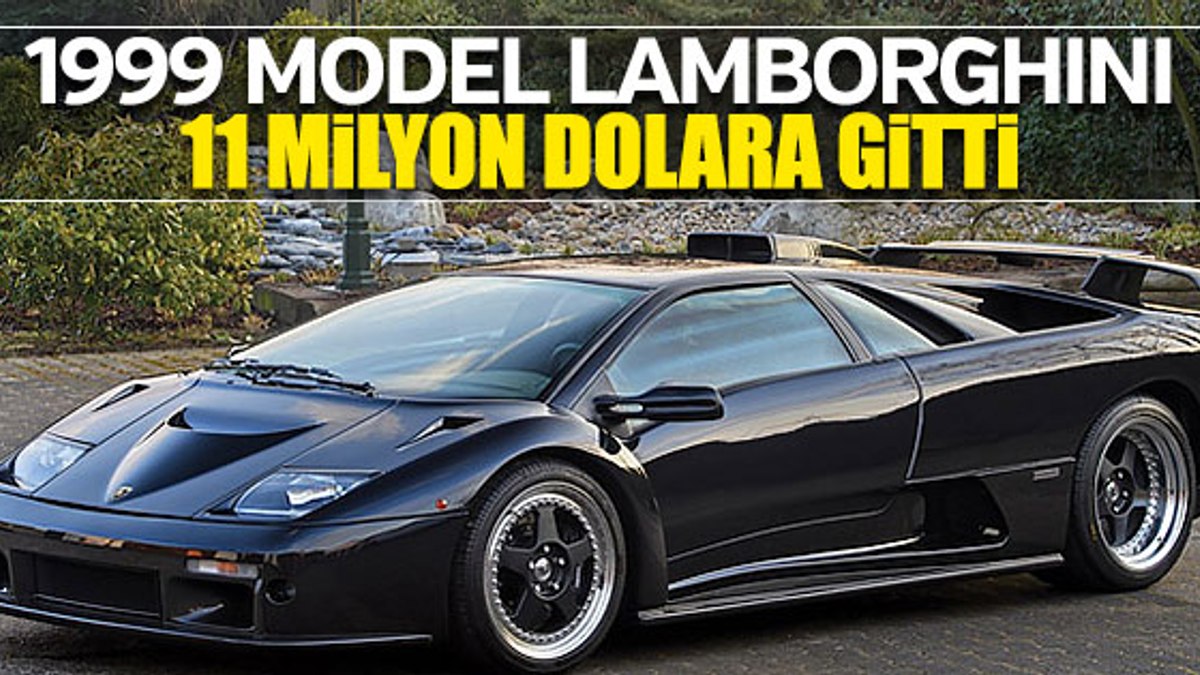 1999 model Lamborghini 11 milyon dolara satıldı