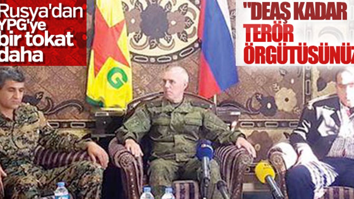 Rusya YPG için ilk kez terör örgütü dedi