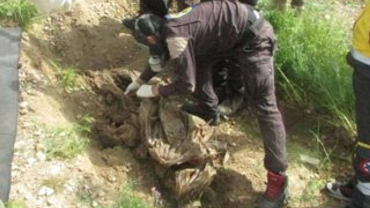 Afrin'de ÖSO askerlerine ait toplu mezar bulundu