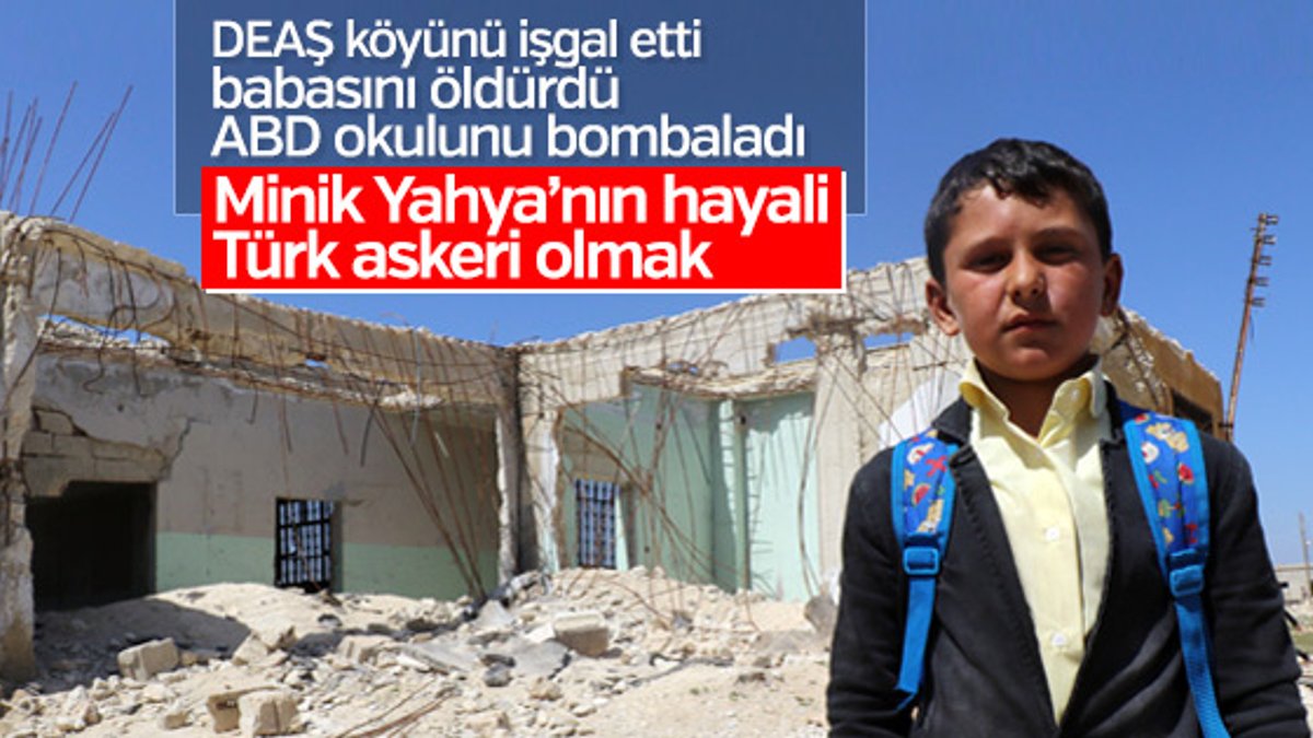DEAŞ’ın yerle bir ettiği köyde çocukların hayali Türkiye