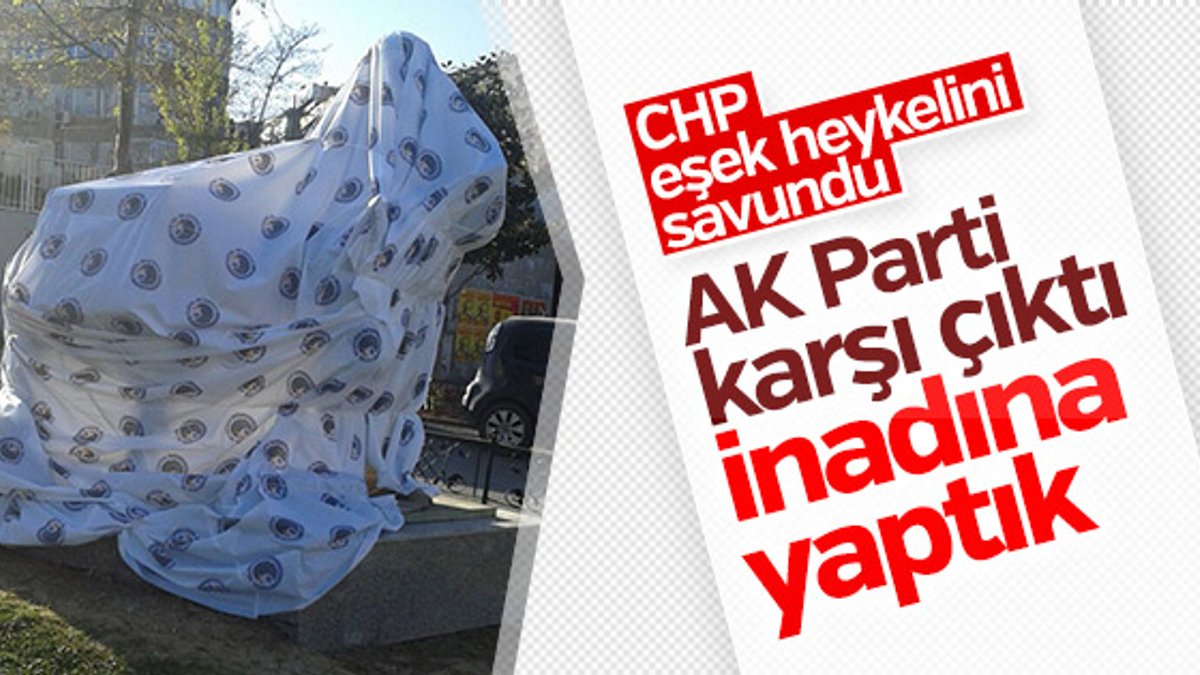 Meclis'te CHP'nin eşek heykeli tartışıldı