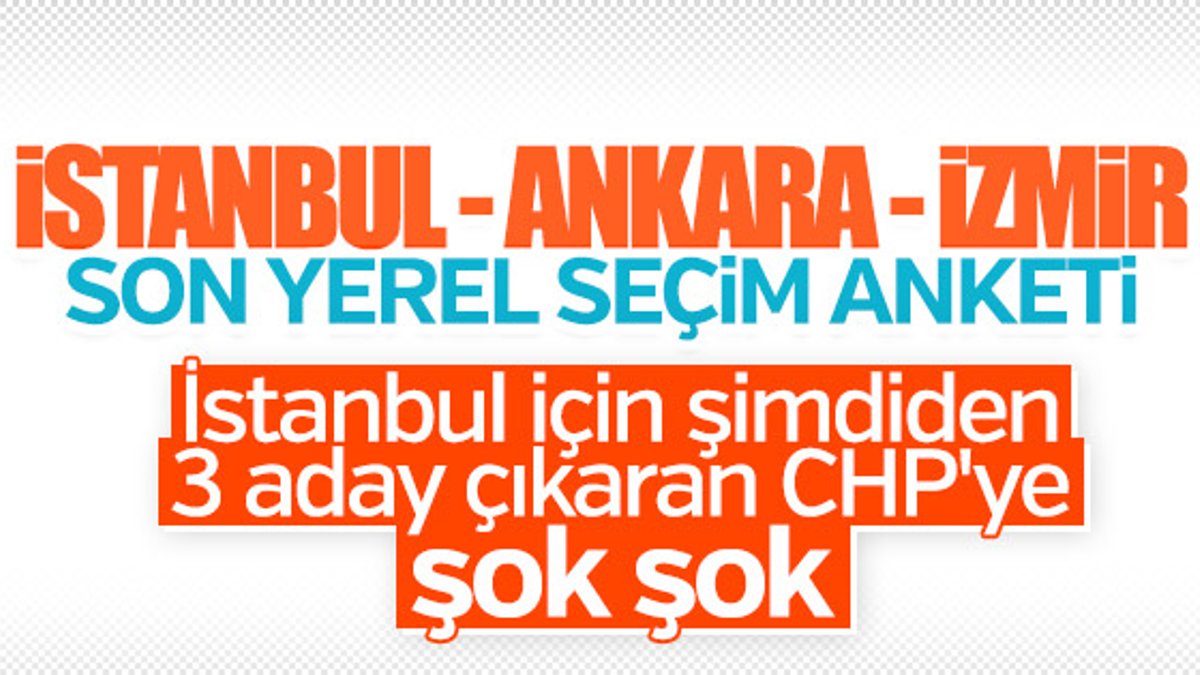 Yerel seçimlerde İstanbul için hazırlanan CHP geride