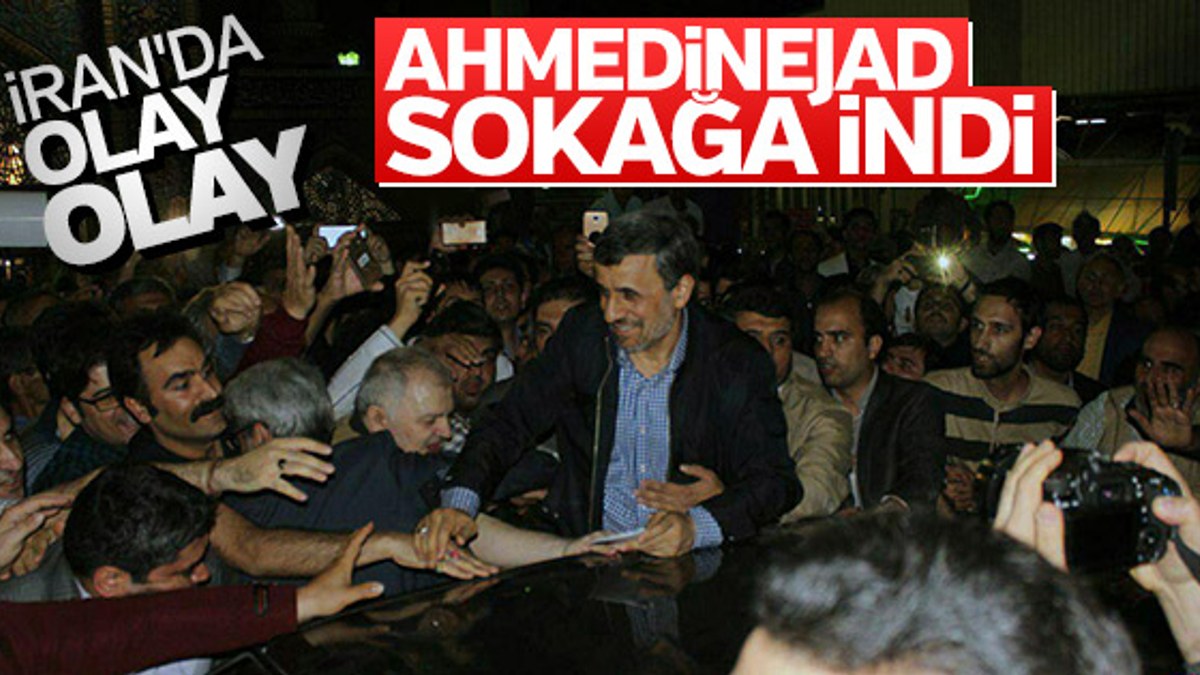 Ahmedinejad yardımcıları için sokağa indi