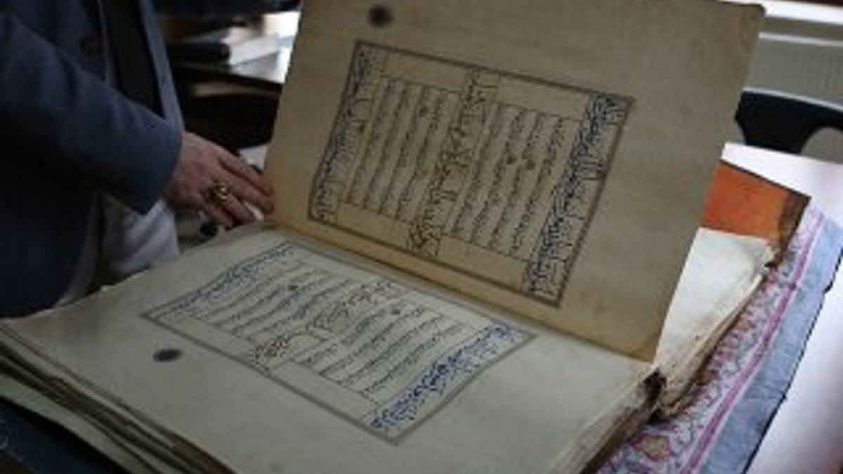 Köy camisindeki 6 asırlık Kur'an-ı Kerim artık kütüphanede