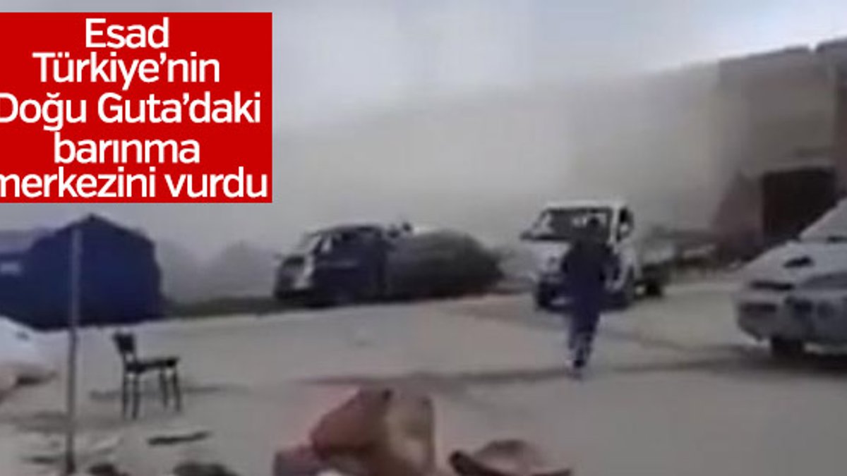 Türkiye siviller için barınak kurdu Esad vurdu
