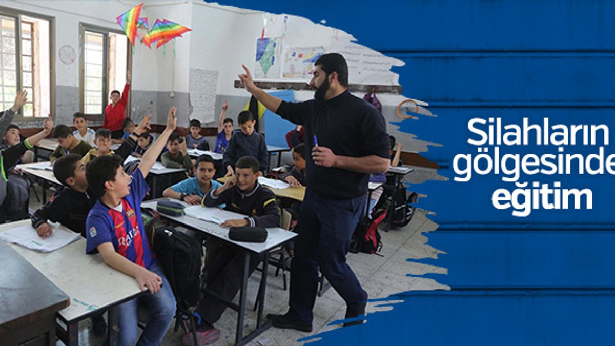 Filistinli öğrenciler eğitimlerine devam ediyorlar