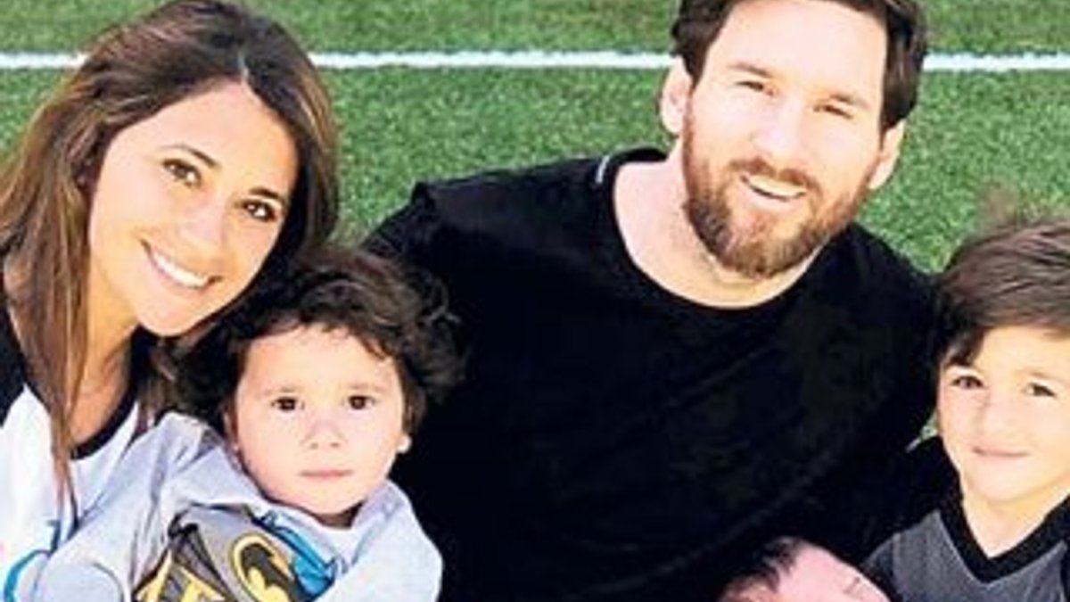 Messi'nin aile fotoğrafı