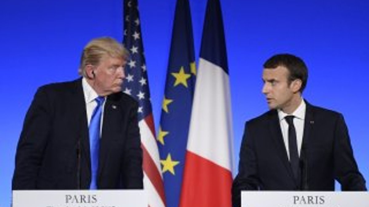 Macron ve Trump Suriye hakkında görüştü