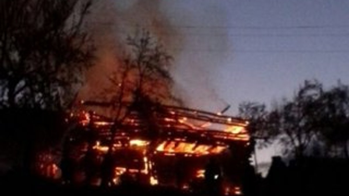 Tokat'ta yangın çıktı 1 kişi hayatını kaybetti