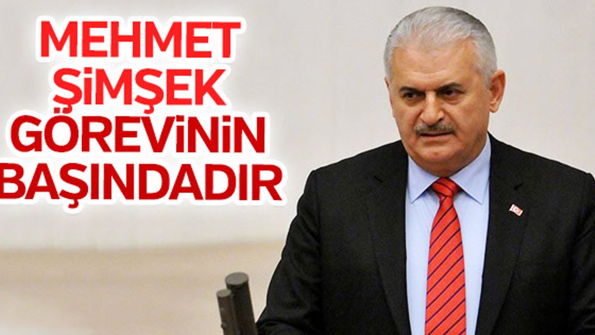 Başbakan, Şimşek'in istifa edeceği iddialarına noktayı koydu