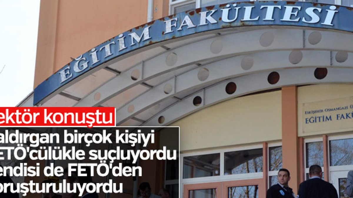 Osmangazi Üniversitesi'ndeki olayda FETÖ iddiaları