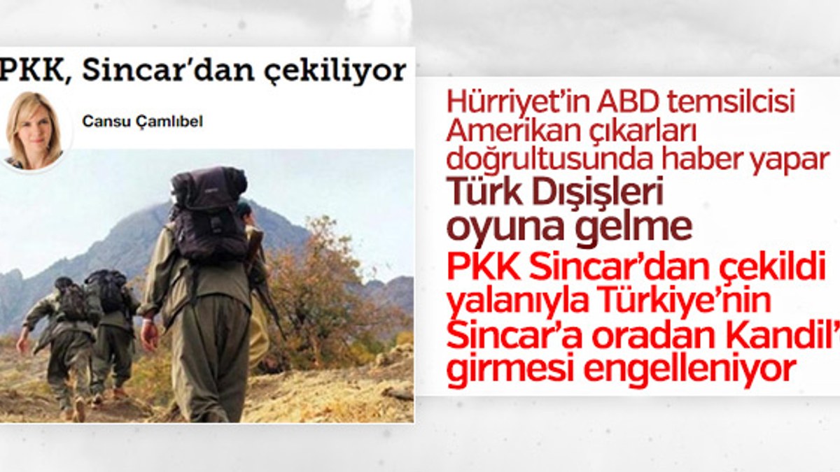 PKK Sincar'dan çekildi yalanı bir kez daha servis edildi