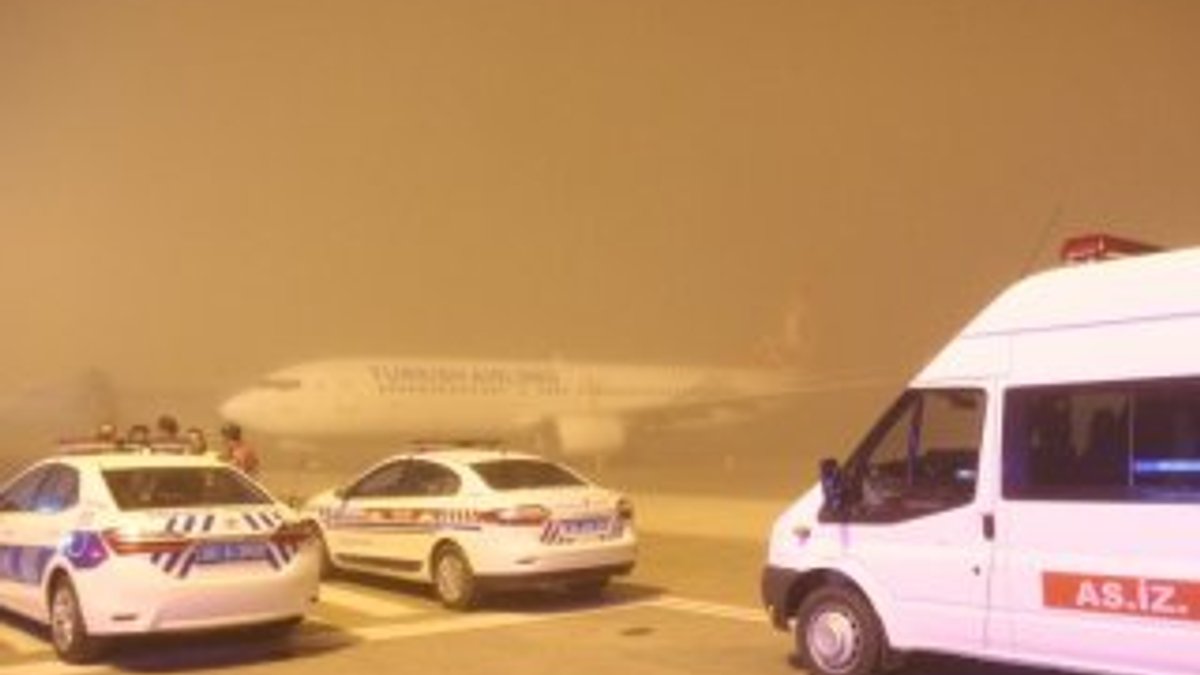 Şehit taşıyan uçak sis nedeniyle Samsun yerine Merzifon'a indi
