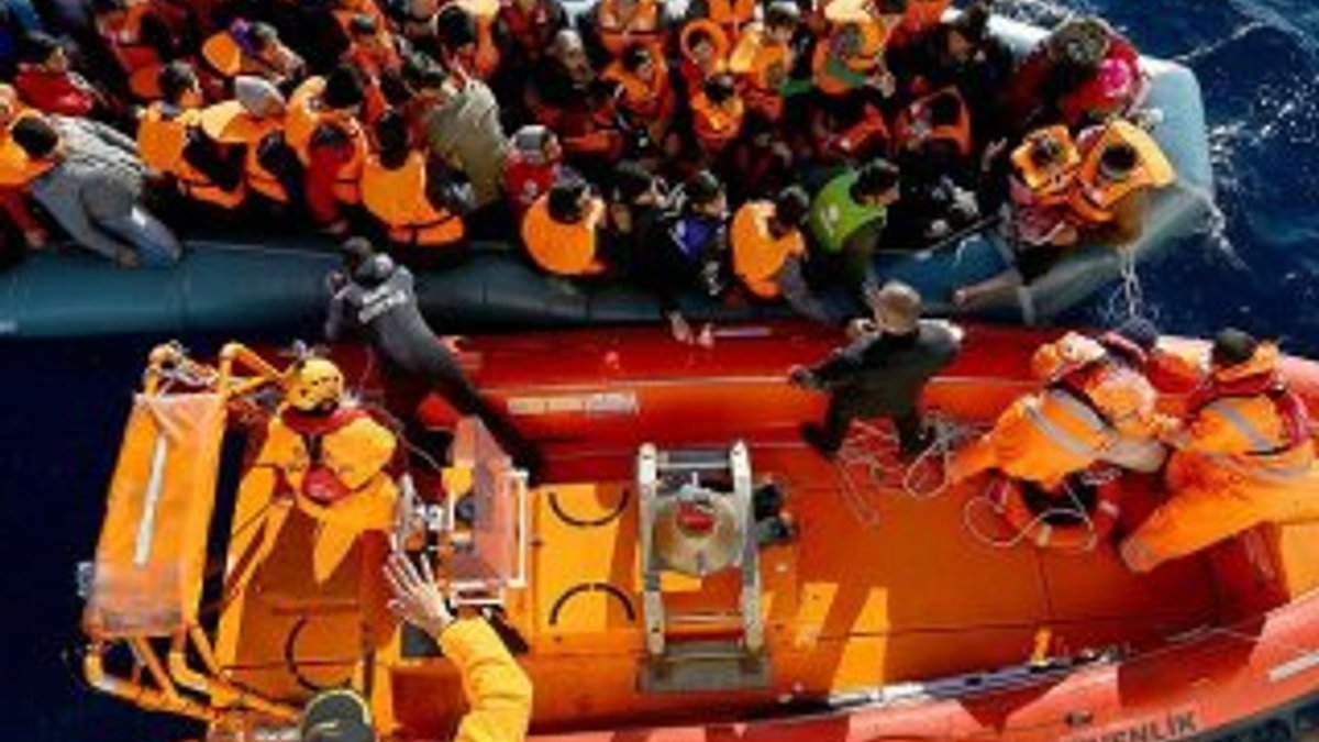 Ege Denizi'nde yakalanan göçmen sayısı iki katına çıktı