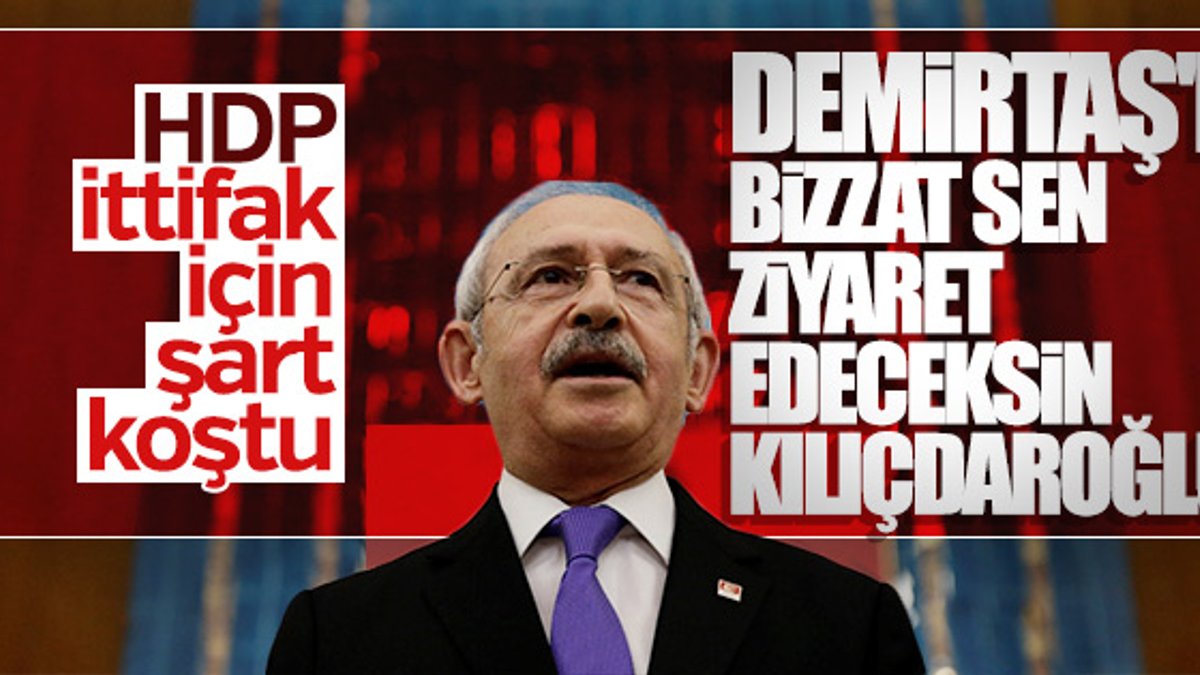 HDP'den Kılıçdaroğlu'na çağrı: Demirtaş'ı ziyaret et