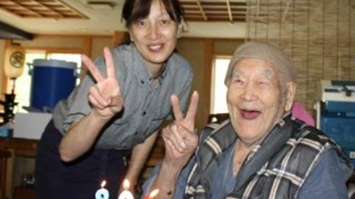Dünyanın en yaşlı erkeği Japonya'dan