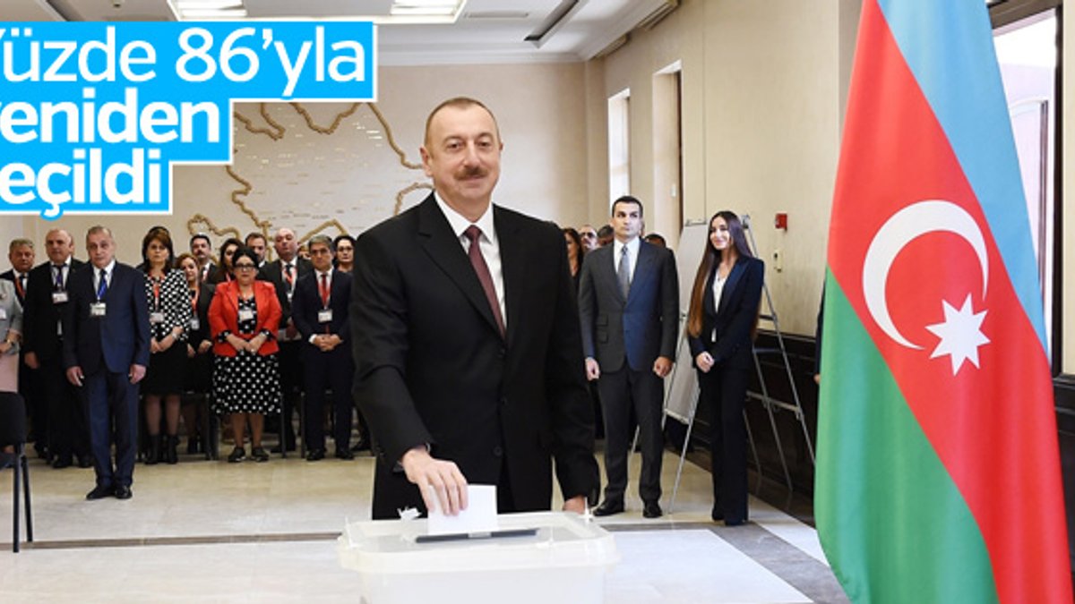 Azerbaycan'da seçimi Aliyev kazandı