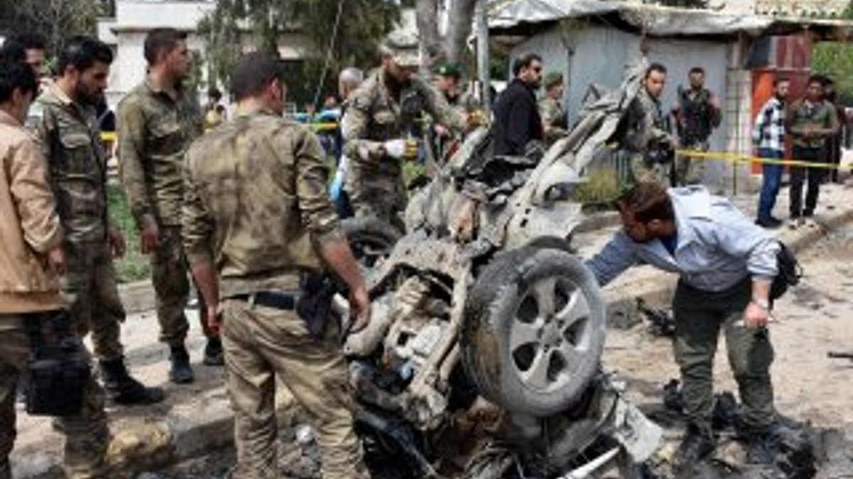 Azez'de bomba yüklü araç patladı: 10 kişi yaralandı