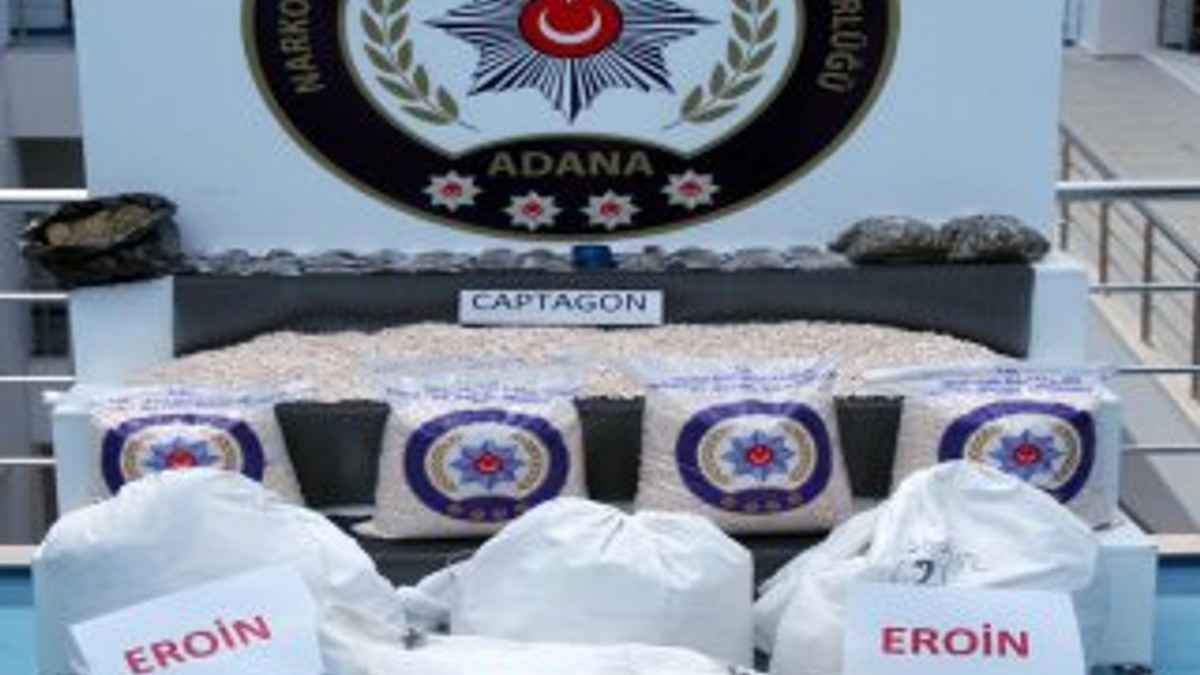 Adana'da 55 milyon liralık uyuşturucu yakalandı