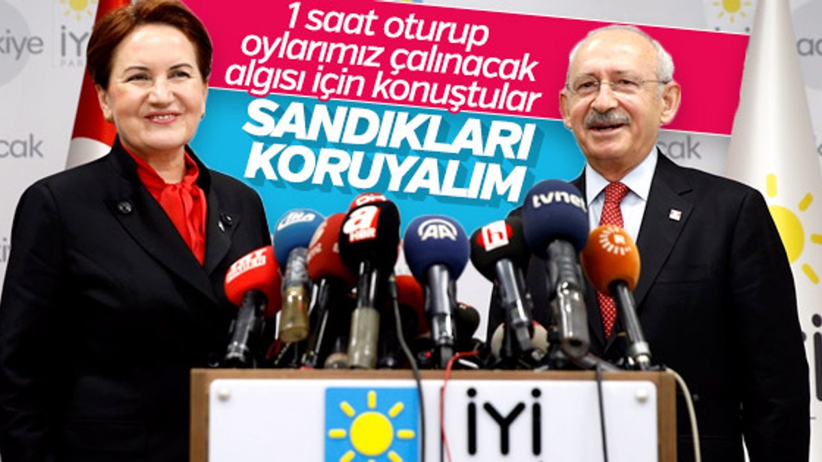 Akşener ve Kılıçdaroğlu kararı: Sandık başı dayanışması