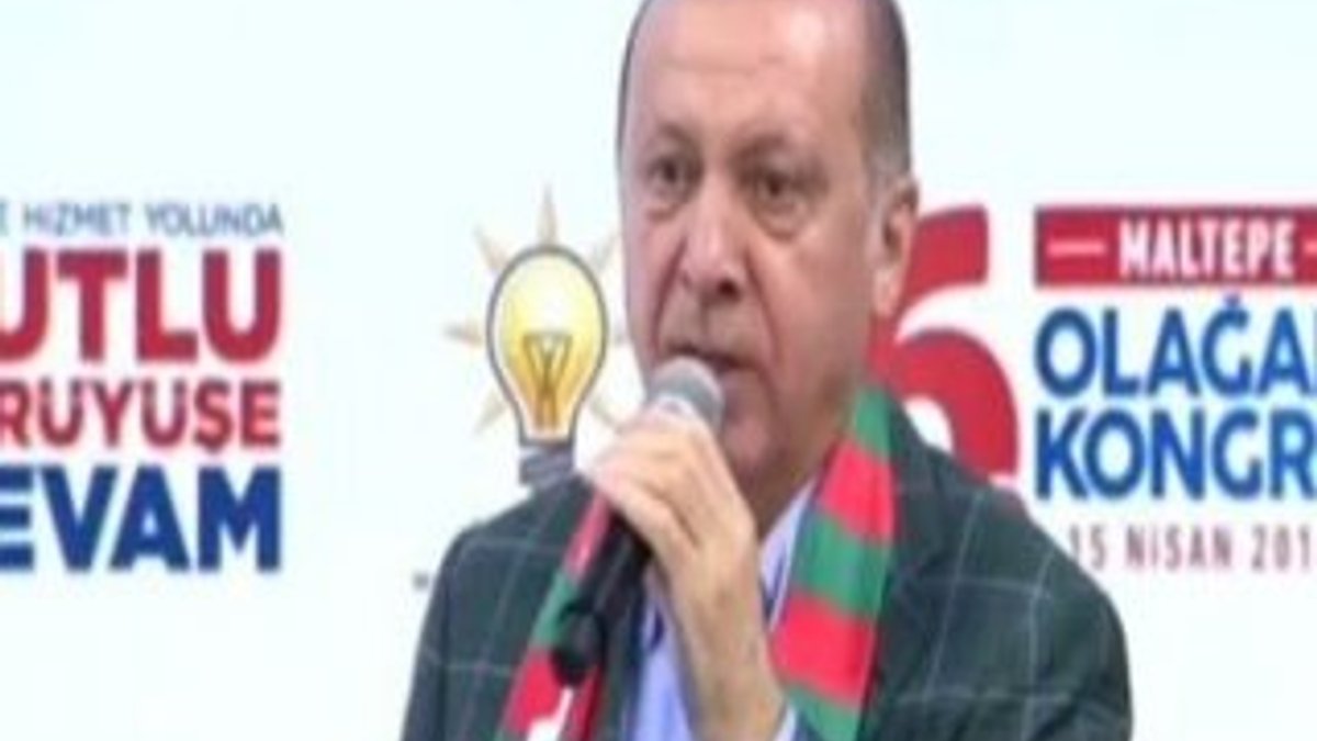 Cumhurbaşkanı Erdoğan, Kanal İstanbul'u işaret etti