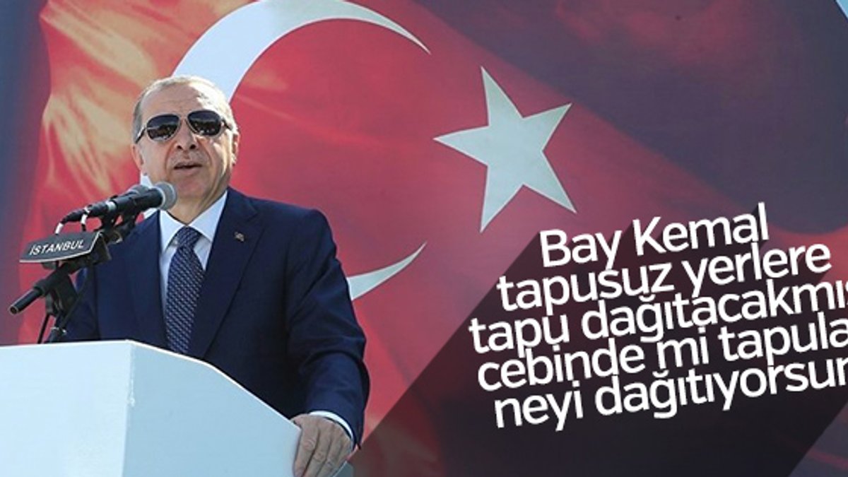 Cumhurbaşkanı Erdoğan Kılıçdaroğlu'na seslendi