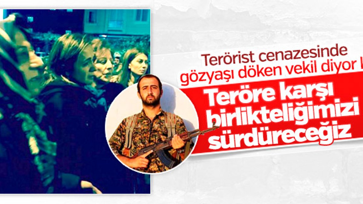 Terörist için ağlayan CHP'linin terörle mücadele sözü