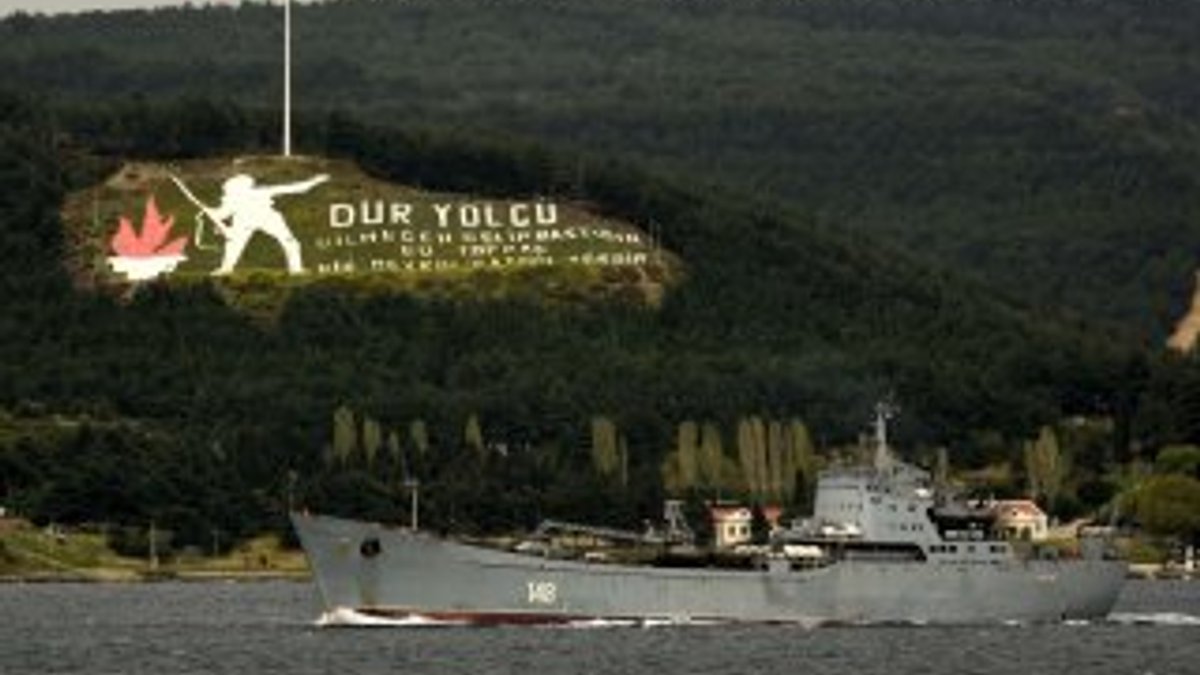 Askeri araç yüklü Rus gemisi, Çanakkale Boğazı'ndan geçti
