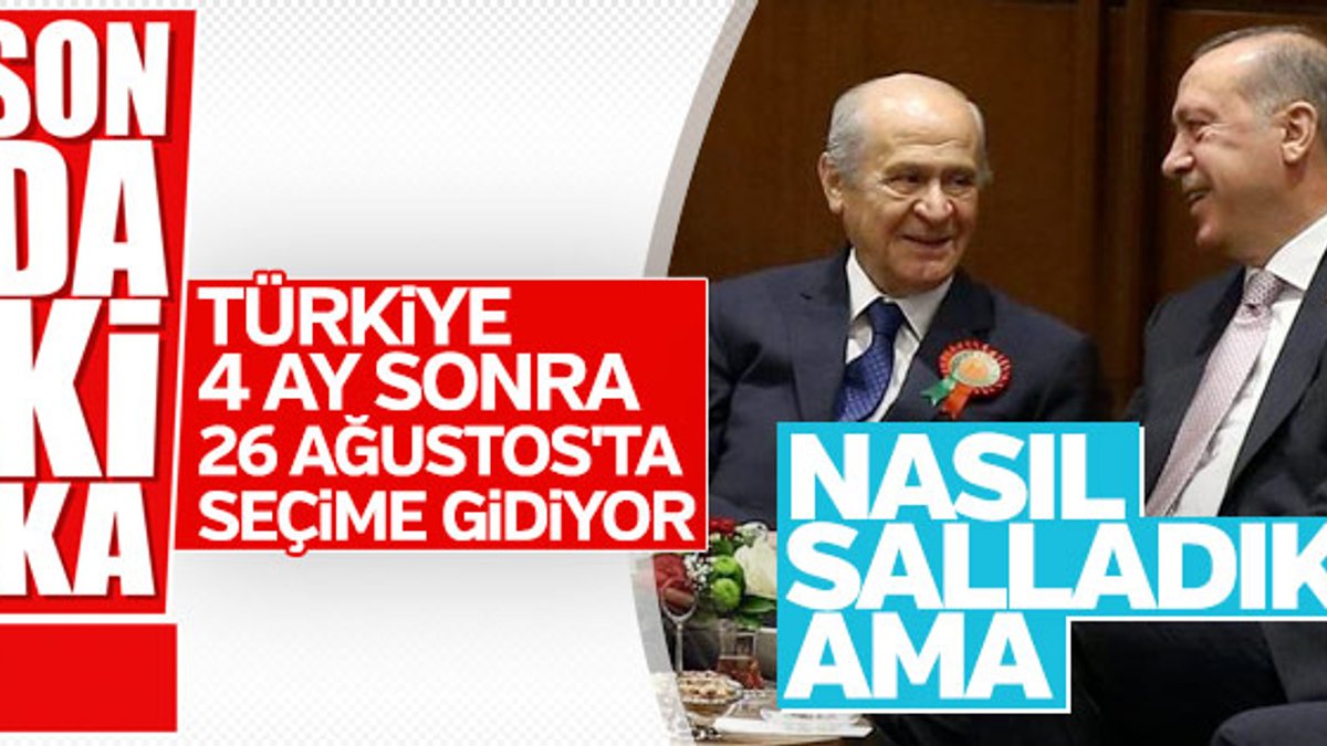 Cumhurbaşkanı Erdoğan MHP Lideri Bahçeli'yle görüşecek