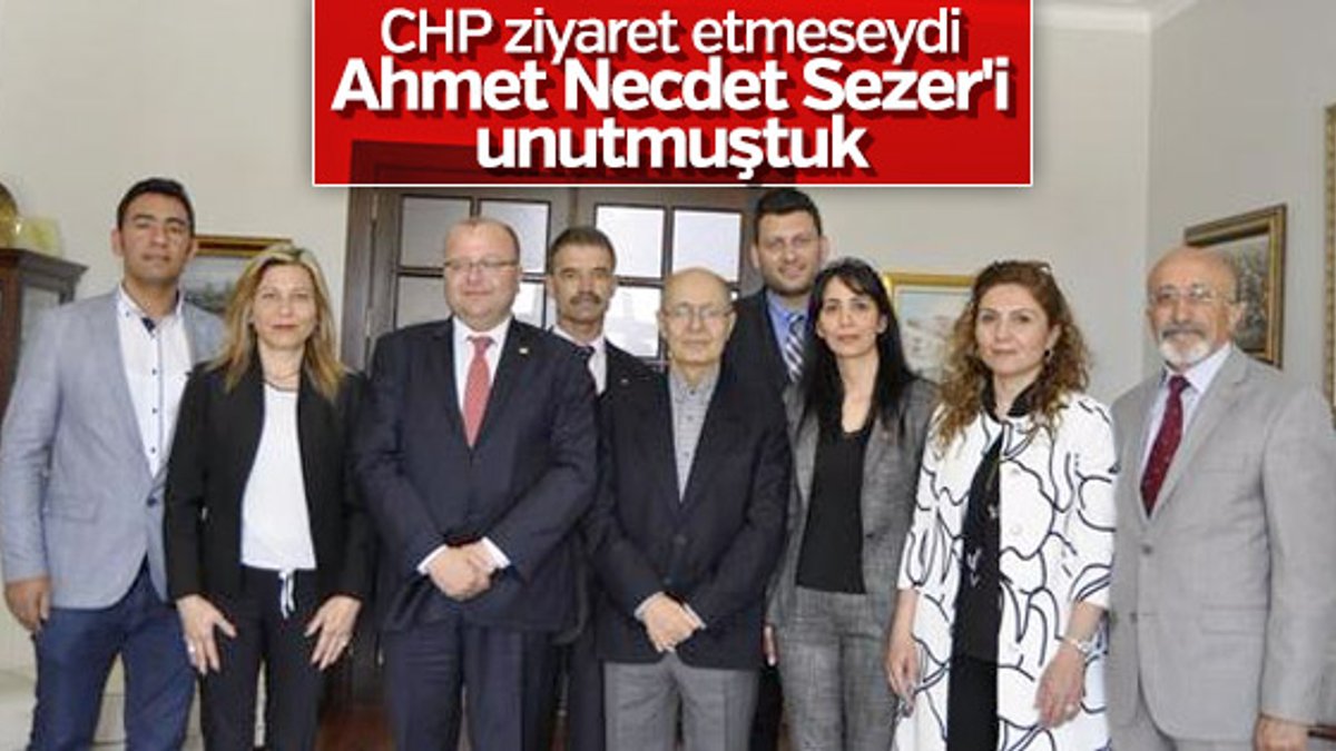 CHP'liler Ahmet Necdet Sezer’i ziyaret etti