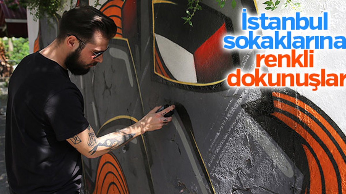 İstanbul'un duvarları renkleniyor