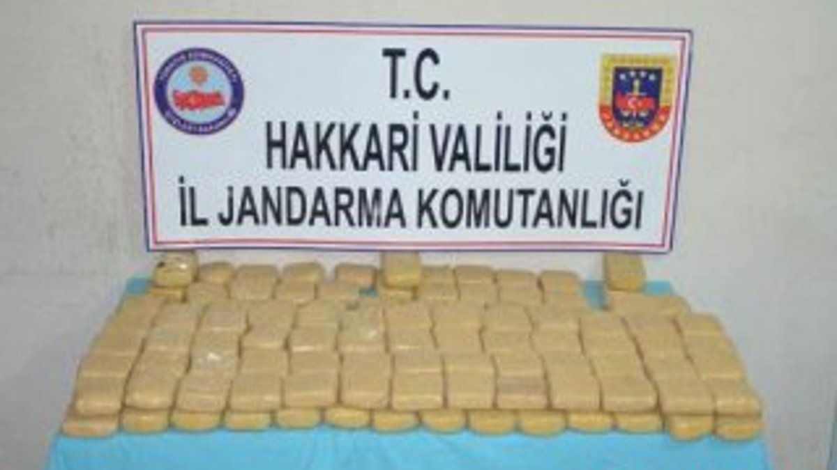 Şemdinli'de sınırda 47 kilo eroin yakalandı