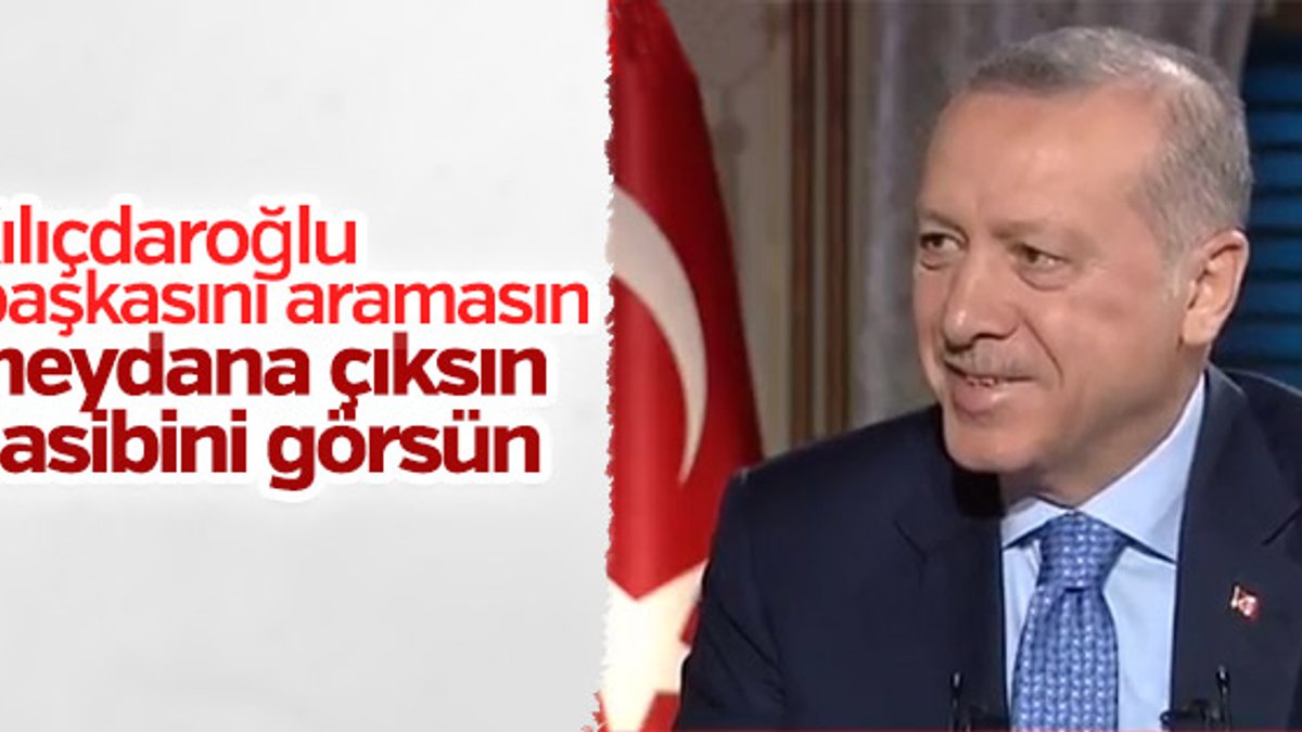 Erdoğan'dan Kılıçdaroğlu'na gönderme