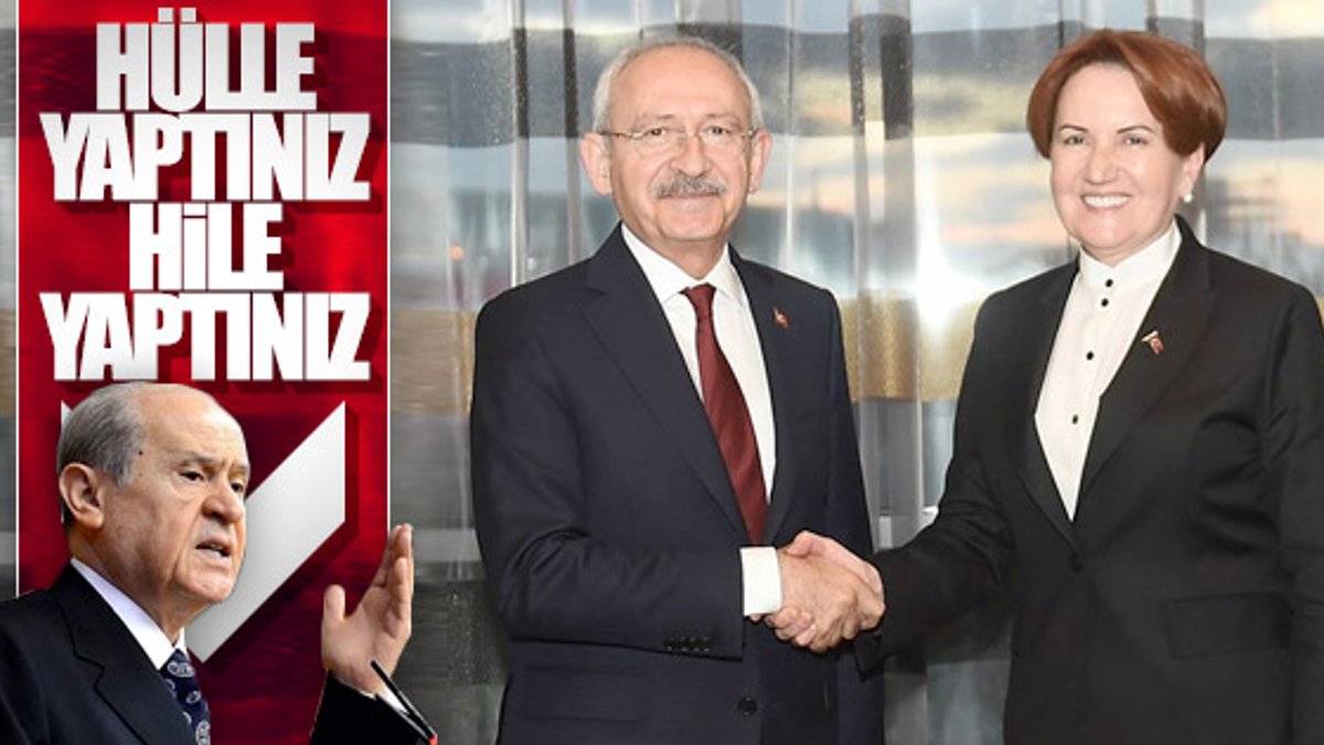 Devlet Bahçeli CHP-İYİ Parti ittifakını değerlendirdi