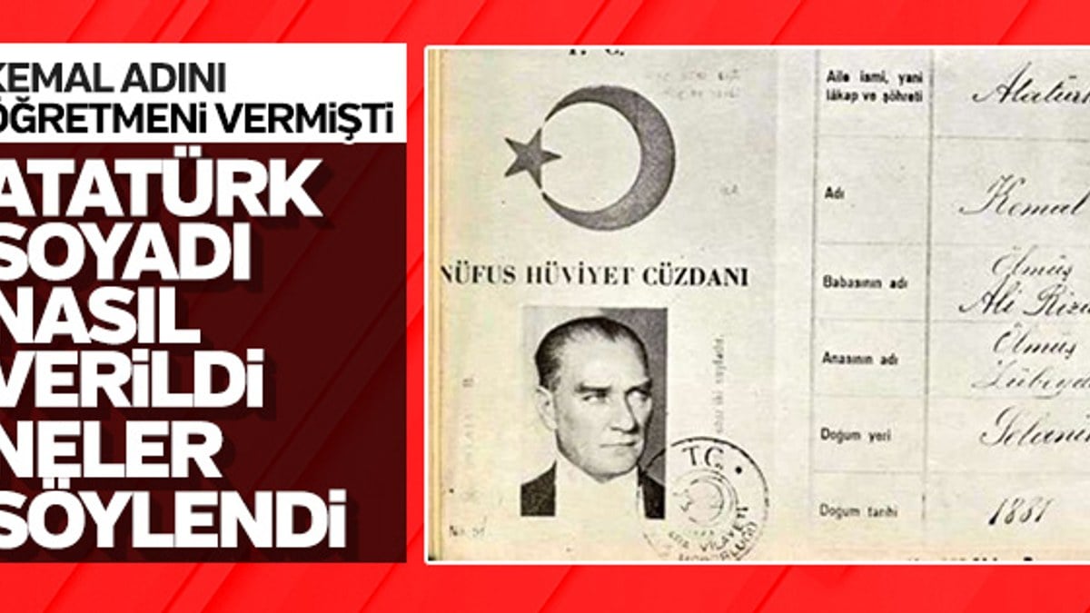 ‘Atatürk’ soyadı nereden geliyor